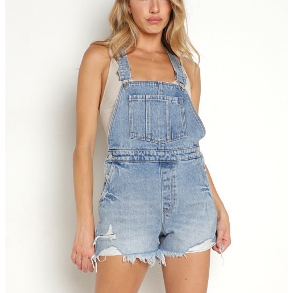 Rolla’s Original Short Overall Sylvie Blue 25